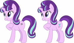 Size: 16146x9478 | Tagged: safe, artist:illumnious, imported from derpibooru, starlight glimmer, pony, unicorn, .ai available, absurd resolution, equal cutie mark, female, mare, pleased, raised hoof, simple background, solo, transparent background, vector