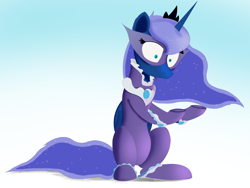 Size: 4000x3006 | Tagged: safe, artist:cattlebruiser1, imported from derpibooru, princess luna, pony, clothes, female, solo, superhero