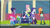 Size: 1136x640 | Tagged: safe, imported from derpibooru, screencap, fluttershy, pinkie pie, rainbow dash, sci-twi, sunset shimmer, twilight sparkle, eqg summertime shorts, equestria girls, get the show on the road, female