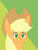 Size: 450x600 | Tagged: safe, artist:django, imported from derpibooru, applejack, pony, cute, female, heart eyes, jackabetes, pixiv, solo, wingding eyes