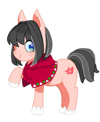 Size: 492x600 | Tagged: safe, artist:いろはにほへと, imported from derpibooru, oc, oc only, pony, cute, pixiv, solo