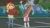 Size: 480x270 | Tagged: safe, imported from derpibooru, screencap, rainbow dash, sunset shimmer, eqg summertime shorts, equestria girls, get the show on the road, animated, boots, clothes, cropped, dirty, female, gif, oil, rainbow dash is not amused, shoes, unamused, unimpressed, wrench