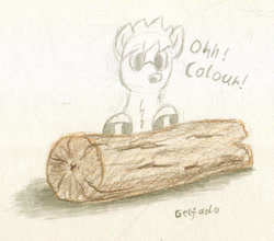 Size: 1062x933 | Tagged: safe, artist:geljado, imported from derpibooru, oc, oc only, pony, log, monochrome, sketch, sketch dump, solo, test, traditional art, wood