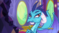 Size: 600x338 | Tagged: safe, imported from derpibooru, screencap, princess ember, dragon, triple threat, animated, burp, cute, dragonfire, dragons doing dragon things, eating, emberbetes, female, fire, fire breath, fire burp, fireball, uncouth