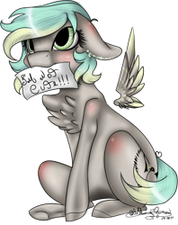 Size: 494x625 | Tagged: safe, artist:ohflaming-rainbow, imported from derpibooru, oc, oc only, oc:freiheit, pegasus, pony, female, floating wings, i'm not cute, mare, simple background, sitting, solo, transparent background