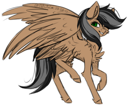 Size: 1024x841 | Tagged: safe, artist:adakola, imported from derpibooru, oc, oc only, oc:artsong, pegasus, pony, female, mare, simple background, solo, transparent background