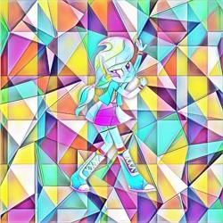 Size: 1024x1024 | Tagged: safe, imported from derpibooru, rainbow dash, equestria girls, boots, clothes, crystal empire, female, shoes, skirt, socks, solo