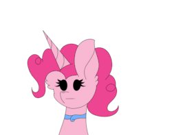 Size: 1280x1008 | Tagged: safe, artist:tomboygirl45, imported from derpibooru, pinkie pie, alicorn, pony, princessponk, :|, alicornified, animated, ask, female, gif, pinkiecorn, race swap, simple background, solo, tumblr, white background, xk-class end-of-the-world scenario