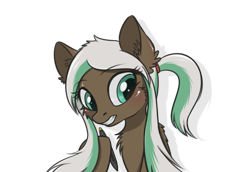 Size: 869x597 | Tagged: safe, artist:orang111, imported from derpibooru, oc, oc only, oc:lynn, pegasus, pony, bust, cheek fluff, chest fluff, ear fluff, female, fluffy, hoof hold, mare, profile picture, shoulder fluff, simple background, solo, tablet pen, transparent background