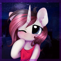 Size: 2000x2000 | Tagged: artist needed, source needed, safe, imported from derpibooru, oc, oc only, pony, unicorn, clothes, cute, ocbetes, scarf, solo