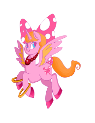 Size: 2550x3300 | Tagged: safe, artist:gamemaster14, imported from derpibooru, alicorn, pony, colored wings, jewelry, koopalings, multicolored wings, necklace, ponified, solo, unshorn fetlocks, wendy o. koopa