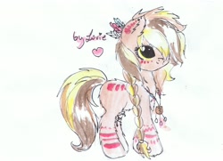 Size: 4184x3033 | Tagged: safe, artist:loverdandluna2, imported from derpibooru, oc, oc only, oc:feisty song, earth pony, pony, simple background, solo, white background