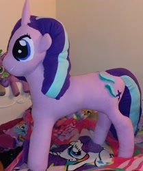 Size: 1959x2340 | Tagged: safe, artist:ponylover88, imported from derpibooru, starlight glimmer, pony, finished, huge, irl, photo, plushie