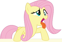 Size: 6087x4155 | Tagged: safe, artist:jhayarr23, imported from derpibooru, fluttershy, pony, discordant harmony, absurd resolution, female, simple background, solo, tongue out, transparent background