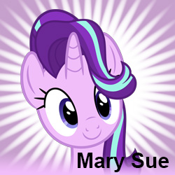 Size: 250x250 | Tagged: safe, imported from derpibooru, starlight glimmer, pony, unicorn, derpibooru, background pony strikes again, c:, cute, downvote bait, drama, drama bait, exploitable meme, female, glimmerbetes, head tilt, looking at you, mare, mary sue, meme, meta, op is a duck, op is trying to start shit, op started shit, smiling, solo, spoilered image joke, starlight drama, sunburst background, text