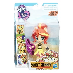 Size: 1500x1500 | Tagged: safe, artist:ritalux, imported from derpibooru, sunset shimmer, equestria girls, equestria girls series, forgotten friendship, friendship games, my past is not today, bandeau, bikini, clothes, doll, equestria girls logo, equestria girls minis, irl, merchandise, midriff, photo, sarong, skirt, summer sunset, swimsuit, toy, wrap skirt