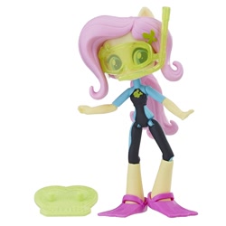 Size: 1500x1500 | Tagged: safe, imported from derpibooru, fluttershy, equestria girls, diving suit, doll, equestria girls minis, irl, merchandise, photo, toy, wetsuit