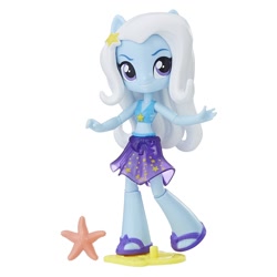 Size: 1500x1500 | Tagged: safe, imported from derpibooru, trixie, equestria girls, beach, bikini, clothes, doll, equestria girls minis, irl, mlp merch, photo, sarong, swimsuit, toy, wrap skirt