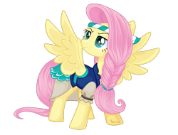 Size: 1805x1373 | Tagged: safe, artist:tina-de-love, imported from derpibooru, fluttershy, pegasus, pony, my little pony: the movie, clothes, female, mare, movie accurate, pirate, pirate fluttershy, simple background, solo, spread wings, transparent background, vector, wings