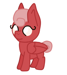 Size: 373x415 | Tagged: safe, artist:casanova-mew, imported from derpibooru, oc, oc only, oc:rose mary, pegasus, pony, baby, baby pony, female, filly, magical lesbian spawn, offspring, parent:princess flurry heart, parent:pumpkin cake, parents:pumpkin heart, simple background, solo, white background