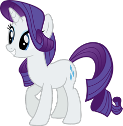 Size: 1300x1329 | Tagged: safe, artist:charity-rose, imported from derpibooru, rarity, pony, unicorn, female, mare, simple background, smiling, solo, transparent background, vector