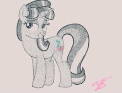 Size: 2336x1780 | Tagged: safe, artist:thestipplebrony, imported from derpibooru, starlight glimmer, bedroom eyes, female, pointillism, solo, stipple, stippling, traditional art