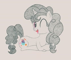 Size: 2896x2464 | Tagged: safe, artist:thestipplebrony, imported from derpibooru, sugar belle, female, pointillism, solo, stipple, stippling, traditional art