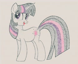 Size: 4336x3560 | Tagged: safe, artist:thestipplebrony, imported from derpibooru, twilight sparkle, female, pointillism, solo, stipple, stippling, traditional art