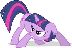 Size: 5250x3531 | Tagged: safe, artist:hornflakes, imported from derpibooru, twilight sparkle, pony, unicorn, a canterlot wedding, action pose, female, floppy ears, high res, mare, simple background, solo, transparent background, unicorn twilight, vector