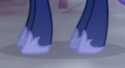 Size: 274x149 | Tagged: safe, imported from derpibooru, screencap, princess luna, to where and back again, clothes, cropped, legs, pictures of legs, shoes