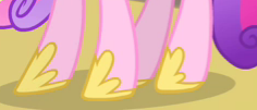 Size: 236x101 | Tagged: safe, imported from derpibooru, screencap, princess cadance, alicorn, pony, three's a crowd, clothes, cropped, female, hoof shoes, legs, mare, pictures of legs, shoes, solo