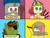 Size: 1024x768 | Tagged: safe, artist:power-up&sky-blue, imported from derpibooru, fluttershy, pinkie pie, rainbow dash, twilight sparkle, oc, oc:merlin, oc:pinka, oc:shade, oc:skullfuck doombringer, elf, human, orc, bagpipes, barbarian, bard, bard pie, bow (weapon), dungeons and dragons, fantasy class, humanized, musical instrument, pokemon art academy, rogue, rpg, species swap, wizard