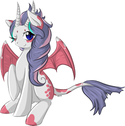 Size: 999x1003 | Tagged: safe, artist:violentdreamsofmine, imported from derpibooru, oc, oc only, dracony, hybrid, female, simple background, sitting, solo, transparent background