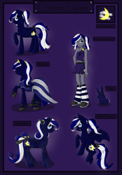 Size: 2323x3343 | Tagged: safe, artist:violentdreamsofmine, imported from derpibooru, oc, oc only, oc:crescent dancer, bat pony, crystal pony, human, pegasus, pony, bow, clothes, crystallized, dress, female, gala dress, high res, humanized, mare, race swap, reference sheet, tail bow