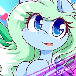 Size: 500x500 | Tagged: safe, artist:dshou, imported from derpibooru, oc, oc only, oc:amaranthine sky, pegasus, pony, female, heart, mare, solo