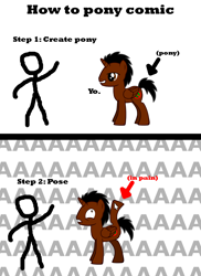 Size: 1000x1376 | Tagged: safe, imported from derpibooru, oc, oc only, oc:bob, alicorn, pony, pony creator, aaaaaaaaaa, comic, disease not alicorn, frown, grin, gritted teeth, lidded eyes, male, oc abuse, pain, pointing, screaming, simple background, smiling, smirk, stallion, standing, stick figure, text, white background, wide eyes