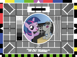 Size: 1024x768 | Tagged: safe, artist:polygonical, imported from derpibooru, smarty pants, twilight sparkle, bbc, female, filly, filly twilight sparkle, test card, test card f, younger