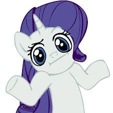 Size: 225x225 | Tagged: safe, imported from derpibooru, rarity, unicorn, female, looking at you, shrug, shrugpony, solo