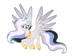 Size: 3687x2662 | Tagged: safe, artist:velveagicsentryyt, imported from derpibooru, oc, oc only, oc:mysterilestia, hybrid, ethereal mane, female, high res, horseshoes, interspecies offspring, offspring, parent:discord, parent:princess celestia, parents:dislestia, simple background, solo, transparent background