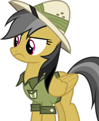 Size: 3326x4080 | Tagged: safe, artist:frownfactory, imported from derpibooru, daring do, daring done?, .svg available, clothes, female, frown, hat, mare, pith helmet, shirt, simple background, solo, svg, transparent background, vector