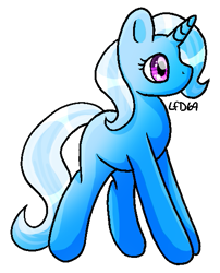 Size: 445x550 | Tagged: safe, artist:lionfishdoodles69, imported from derpibooru, trixie, pony, unicorn, female, mare, signature, simple background, solo, transparent background