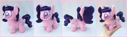 Size: 2542x742 | Tagged: safe, artist:lilmoon, imported from derpibooru, oc, oc only, oc:magpie, pony, unicorn, chibi, female, irl, mare, photo, plushie, solo