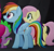 Size: 309x289 | Tagged: safe, imported from derpibooru, screencap, fluttershy, rainbow dash, spike, dragon, my little pony: the movie, butt, cropped, plot