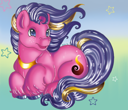 Size: 1024x878 | Tagged: safe, artist:uniramacos, imported from derpibooru, fireball (g1), female, fireball, g1, mountain boy ponies, solo, unshorn fetlocks