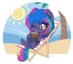 Size: 800x702 | Tagged: safe, artist:exceru-karina, imported from derpibooru, oc, oc only, oc:madeline, bat pony, one eye closed, simple background, solo, transparent background