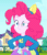 Size: 387x450 | Tagged: safe, imported from derpibooru, screencap, pinkie pie, eqg summertime shorts, equestria girls, steps of pep, animated, blinking, confused, female, funny, gif, hand on hip, raised eyebrow, solo, wondercolts uniform