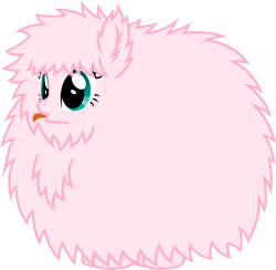 Size: 10000x9765 | Tagged: safe, artist:floppychiptunes, imported from derpibooru, oc, oc only, oc:fluffle puff, earth pony, fluffy pony, .svg available, :p, absurd resolution, chest fluff, cute, ear fluff, fluffy, open mouth, simple background, solo, standing, sweet dreams fuel, tongue out, transparent background, vector