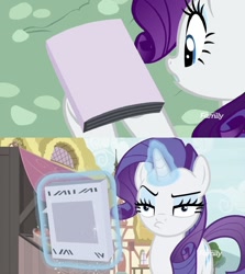 Size: 1314x1473 | Tagged: safe, edit, edited screencap, imported from derpibooru, screencap, rarity, pony, unicorn, it isn't the mane thing about you, book, exploitable, female, magazine, magazine cover rarity, mare, solo, template