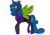 Size: 3492x2467 | Tagged: safe, artist:killerteddybear94, imported from derpibooru, queen chrysalis, glasses, lifted leg, looking at you, mirror universe, reversalis, smiling, solo, traditional art