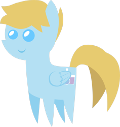 Size: 1730x1822 | Tagged: safe, artist:rossdubyah, imported from derpibooru, oc, oc only, oc:chiral mane, pegasus, pony, male, pointy ponies, ponysona, solo